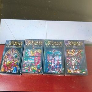 The life of Jesus Christ  VHS  set of 4 new